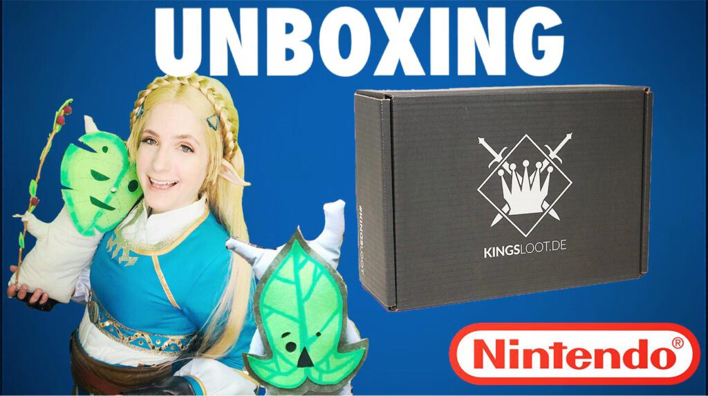 11.05.2020 – UNBOXING // Zelda sucht den #KINGSLOOT Nintendo Schatz im Krog Wald